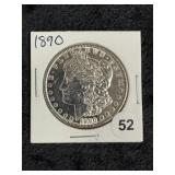 1890 Morgan Silver Dollar Coin