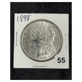 1898 Morgan Silver Dollar Coin