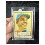 Carl Erskine Baseball Card