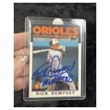 Rick Dempsey Hand Signed Authentic Autograph