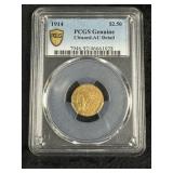 1914 ICG - Genuine $2 & 1/2 Dollar Coin