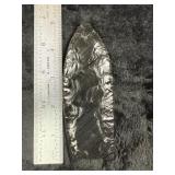 Obsidian Clovis Indian Artifact Arrowhead