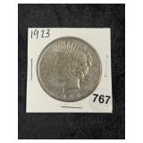 1923 Peace Silver Dollar Coin
