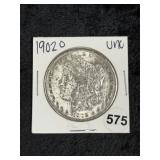 1902 O UNC Morgan Silver Dollar Coin