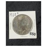 1922 S Peace Silver Dollar Coin