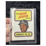 The Reggie Jackson Story Booklet Baseball Card
