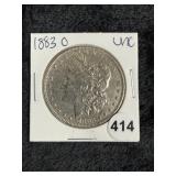 1883 O UNC Morgan Silver Dollar Coin
