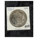 1883 O UNC Morgan Silver Dollar Coin