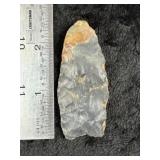 Clovis Preform Indian Artifact Arrowhead