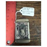 Stag Match Safe Brass