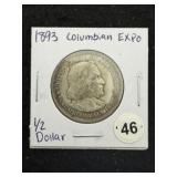 1893 Columbian Expo Half Dollar