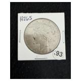 1926 S Peace Silver Dollar Coin