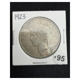 1923 Peace Silver Dollar Coin