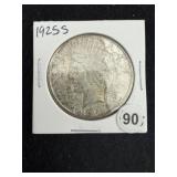 1925 S Peace Silver Dollar Coin