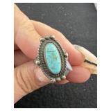 Sterling Turquoise Ring size 6