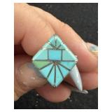 Marked A Hooee Vintage Sterling Ring size 6.5