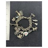 Lang Sterling Charm Bracelet