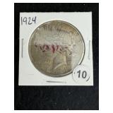 1924 Peace Silver Dollar Coin