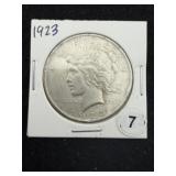 1923 Peace Silver Dollar Coin
