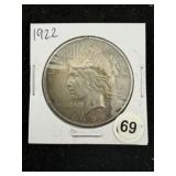 1922 Peace Silver Dollar Coin