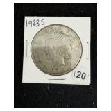 1923 S Peace Silver Dollar Coin