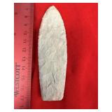 Agate Basin Indian Artifact Arrowhead
