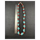 Coral Turquoise Necklace