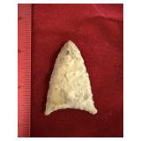 Dalton Indian Artifact Arrowhead