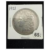 1921 Morgan Silver Dollar Coin