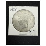 1923 Peace Silver Dollar Coin