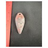 Hematite Pendant Indian Artifact Arrowhead