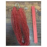 Sterling and Coral Necklace