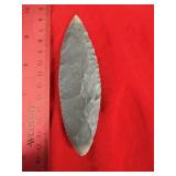 Turkeytail blade Indian Artifact Arrowhead