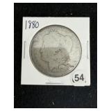 1880 Morgan Silver Dollar Coin