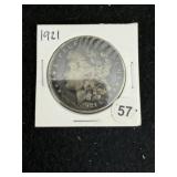 1921 Morgan Silver Dollar Coin