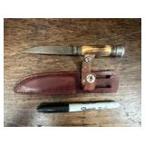 Brooks Knife Co. w leather scabbard