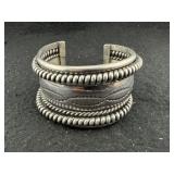 Bangle Cuff marked TAHE sterling