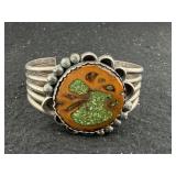 Walnut Turquoise Bracelet
