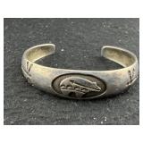 Sterling marked NW Bear Cuff