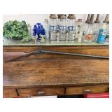 Antique Double Barrel with Hammers. Wall hanger