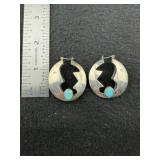 Son Moon Turquoise Dangle Earrings