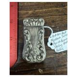 Antique Art Nouveah Sterling Vesta Match Holder