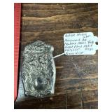 Antique Sterling Monogrammed Art Nouveah Match Ves