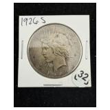 1926 S Peace Silver Dollar Coin