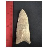 Dalton Indian Artifact Arrowhead