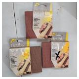 3 - sanding pads