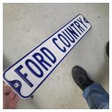 FORD SIGN - METAL 6' X 30'