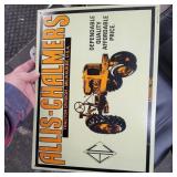 ALLIS CHALMERS - METAL SIGN 12' X 16'