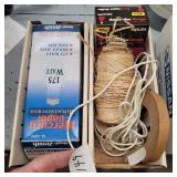 STRING, LIGHT BULBS ,ETC