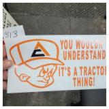 ALLIS CHALMERS -  MAGNET 5.5' X 10.5'